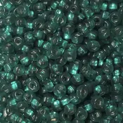 0017m - Emerald Silver Lined Matte - Size 6/0