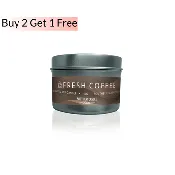 Fresh Coffee Soy Wax Candle 4 oz.