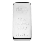 10 OUNCE SILVER ITALPREZIOSI BAR