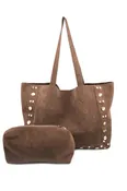 Macie Chocolate Tote Handbag