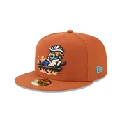 Amarillo Sod Poodles Calf Fries Skillet 59FIFTY Fitted Hat