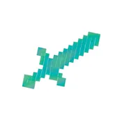 20" Plastic Green Minecraft Sword