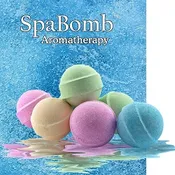 inSPAration – Island Aromatherapy SpaBomb – 12 SpaBombs per Display – Item # B