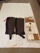 Ariat Close Contact Half Chap Oiled Chocolate Large Short