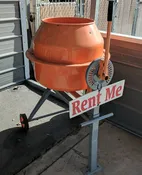 CEMENT MIXER 4 CU FT