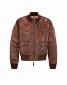 OFFICIAL MISS TOP GUN® LEATHER JACKET