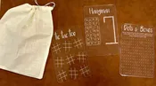 3 Pack Dry Erase Game Boards