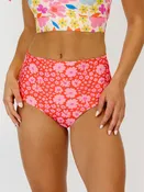 Artsy Floral/ Scattered Floral Reversible Ultra High-Waist Bottom