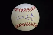 Philadelphia Phillies Steve Smith Autographed Baseball