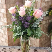 Pink Half Dozen Roses