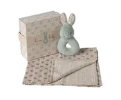 Maileg Rattle Rabbit Set Mint