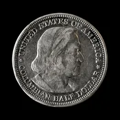 1893- Silver Commemorative Half Dollar XF40 Cleaned Columbian Exposition - Puro's Coins &amp; Jewelry