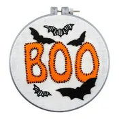 Anchor Boos & Bats Embroidery Design