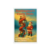 Burlington's Curly Slide Framed poster