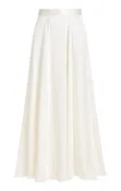 Amerie Satin Skirt - Ivory