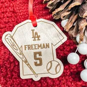 Freddie "Jersey Shape" Ornament | 2024 WS MVP | Dodgers Christmas Ornament