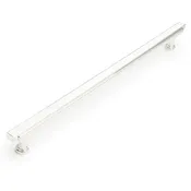 Gilderoy 10-1/16 in. Center-to-Center Bar Pull in Polished Nickel