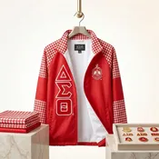 DST Greek Apparel 4XL Red Windbreaker Jacket
