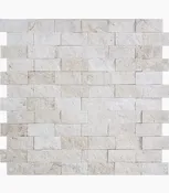 1×2 SHELL STONE Splitface Limestone MOSAIC