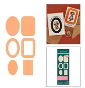 3D Emboss & Cut Folder- Scalloped Frames By Spellbinders