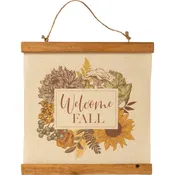 Welcome Fall Hanging Wall Canvas