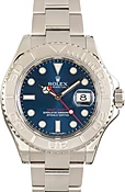 Used Rolex Yacht-Master 40 Blue Dial Ref 116622 Platinum Bezel
