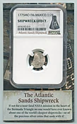 1775 Mexico 1/2 Real Silver Coin Atlantic Sands Shipwreck NGC Certified - RK991