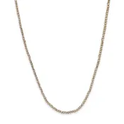10kt 2mm Mooncut Chain - 20"