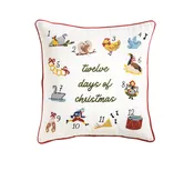 12 Days Of Christmas Throw Pillow