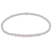 bliss pearl 3mm sterling bracelet