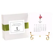 2027 Floral Calendar with Easel