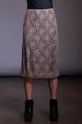 Classic Pencil Skirt - Sand Lace