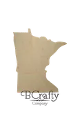Wooden Minnesota Cutout