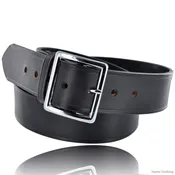 Boston Leather - Leather 1.75" Black Belt 32"
