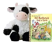 Aurora Stuffed Animal Cow and Book Gift Set