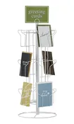 12-Pocket Rotating Greeting Card Rack
