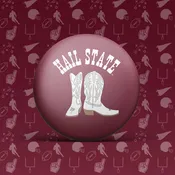 MSU Game Day Buttons-Hail State Boots