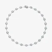 32 Carat Round Station Necklace