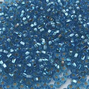 0018 - Silver Lined Aqua - Size 6/0