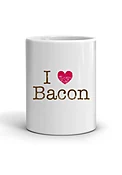I Heart Bacon Coffee Mug