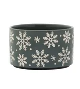 #53031 – Gray White Snowflake Planter