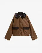 Adina Wax Jacket - Tan/Shadow
