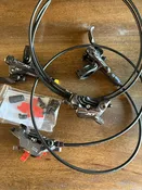 shimano deore Front And Rear 8120 / 8100 Brakeset 4 Piston OEM — Hutch's Bicycle Garage