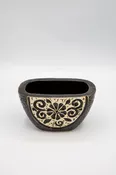 Ceramic Tapered Oval Shaped Floral Planter Small