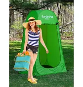 Portable Pop Up Changing room Green