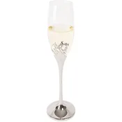 Best Man 8 oz Champagne Flute with Zinc Stem