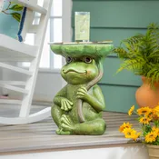 17" Resin Frog Patio Table