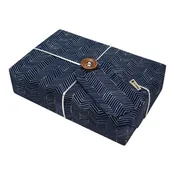 Blue Chevron - Fabric Gift Wrap