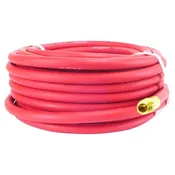 100' Rubber Air Hose – 250 PSI, Oil & Abrasion Resistant, Made in USA