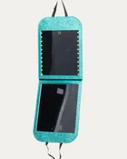 LED Folding Double Glam'r Mirror - Teal